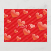 Ich Liebe Sie, Herzvorlage, Postkarte (Vorderseite)