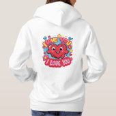 Ich Liebe Sie Hoodie (Rückseite)