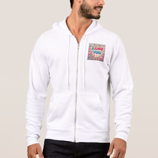 Ich Liebe Sie Hoodie (Vorderseite)