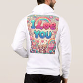 Ich Liebe Sie Hoodie (Rückseite)