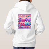 Ich Liebe Sie Hoodie (Rückseite)