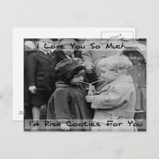 Ich Liebe Sie, ich würde Risikopools Postkarte (Vorne/Hinten)