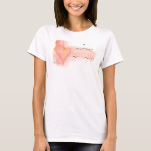 "ICH LIEBE SIE" im Morsealphabet-T - Shirt (Frauen