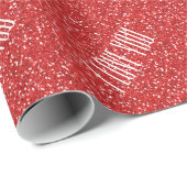 Ich Liebe Sie Imitate Glitzer oder Ihren eigenen T Geschenkpapier (Rolleneckpunkt)