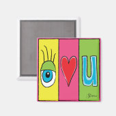 Ich Liebe Sie immer Magnet (Vorderseite/Rückseite)