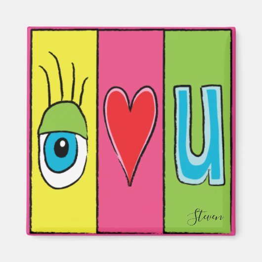 Ich Liebe Sie immer Magnet (Vorne)