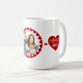 Ich Liebe Sie immer und für immer benutzerdefinier Kaffeetasse (VorderseiteRechts)