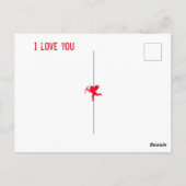 Ich Liebe Sie in 20 verschiedenen Sprachen Postkarte (Rückseite)