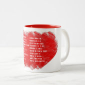 Ich Liebe Sie in 20 verschiedenen Sprachen Zweifarbige Tasse (VorderseiteRechts)
