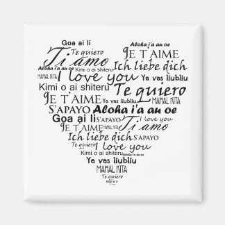 Ich Liebe Sie in anderen Sprachen 5 Magnet