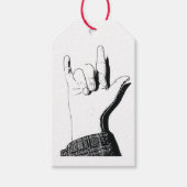 Ich Liebe Sie in ASL Geschenkanhänger (Vorderseite)