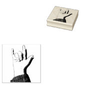 Ich Liebe Sie in ASL Gummistempel (Stempel)