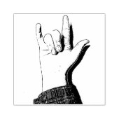 Ich Liebe Sie in ASL Gummistempel (Prägung)