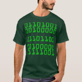 Ich Liebe Sie in Binary Code Funny GIFT T-Shirt (Vorderseite)