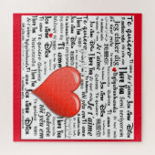Ich Liebe Sie in vielen Sprachen Puzzle (Horizontal)
