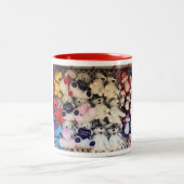 Ich Liebe Sie Jahrestag Personalisiert Zweifarbige Tasse (Mittel)