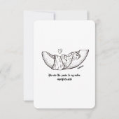 Ich Liebe Sie - Jamón und Melon, Flachkarte (Vorderseite)