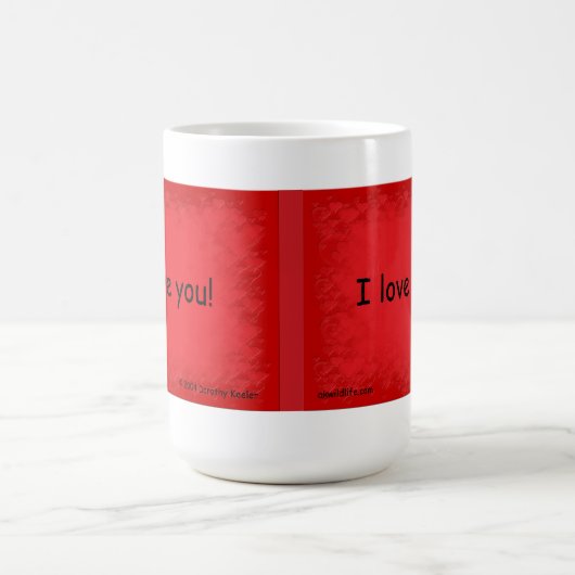 "Ich Liebe Sie! " Kaffeetasse (Mittel)
