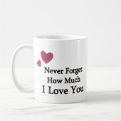 Ich Liebe Sie Kaffeetasse (Links)