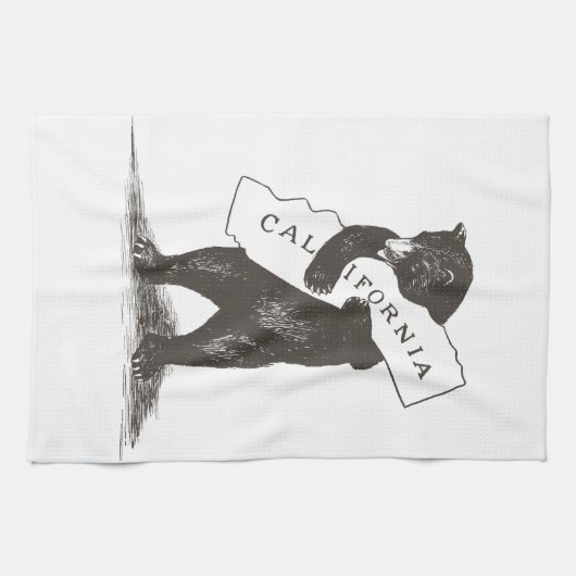 Ich Liebe Sie Kalifornien Geschirrtuch (Horizontal)