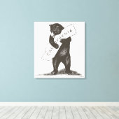 Ich Liebe Sie Kalifornien Leinwanddruck (Insitu (Holzboden))