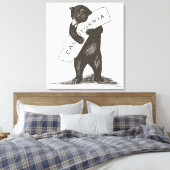 Ich Liebe Sie Kalifornien Leinwanddruck (Insitu (Schlafzimmer))