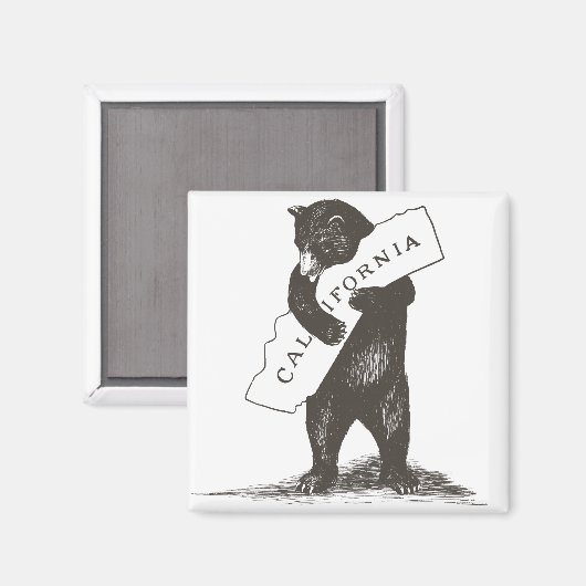 Ich Liebe Sie Kalifornien Magnet (Vorderseite/Rückseite)