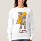 Ich Liebe Sie Kalifornien Sweatshirt (Vorderseite)