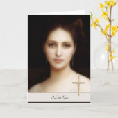 Ich Liebe Sie Karte (Gelbe Blume)