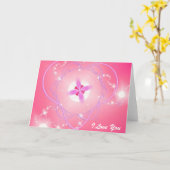 Ich Liebe Sie Karte (Gelbe Blume)