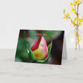 Ich Liebe Sie Karte (Gelbe Blume)