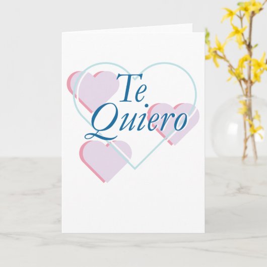 Ich Liebe Sie Karte (Gelbe Blume)