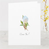 Ich Liebe Sie Karte (Gelbe Blume)