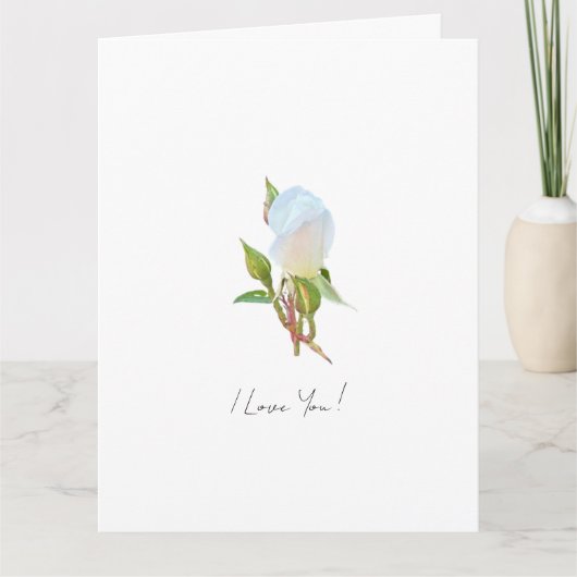 Ich Liebe Sie Karte (Vorderseite)