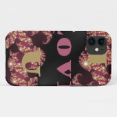 Ich Liebe Sie kosmisches Konstellationsmuster Art  Case-Mate iPhone Hülle (Rückseite (Horizontal))