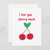 Ich Liebe, Sie kreuzen viel Valentine Begleitkarte (Vorne/Hinten)