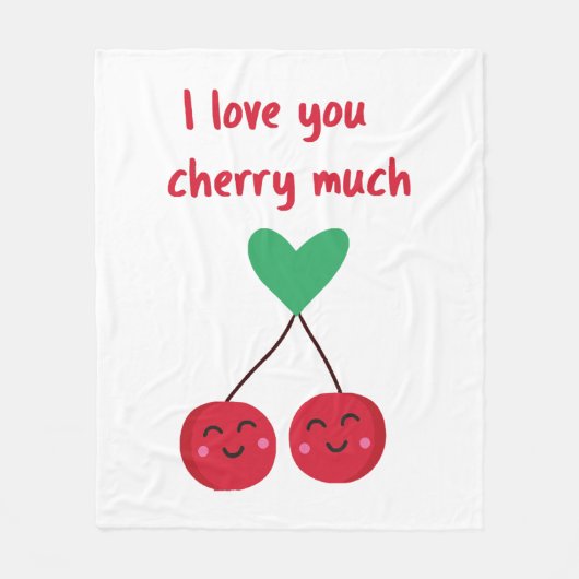 Ich Liebe, Sie kreuzen viel Valentine Fleecedecke (Vorderseite)