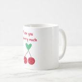 Ich Liebe, Sie kreuzen viel Valentine Kaffeetasse (VorderseiteRechts)