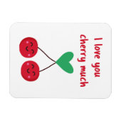 Ich Liebe, Sie kreuzen viel Valentine Magnet (Horizontal)