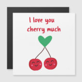 Ich Liebe, Sie kreuzen viel Valentine Magnetkarte (Vorne/Hinten)