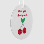Ich Liebe, Sie kreuzen viel Valentine Ornament (Vorderseite)