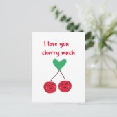Ich Liebe, Sie kreuzen viel Valentine Postkarte (Stehend Vorderseite)