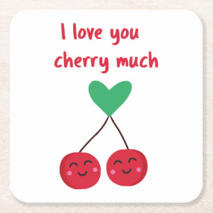 Ich Liebe, Sie kreuzen viel Valentine Rechteckiger Pappuntersetzer