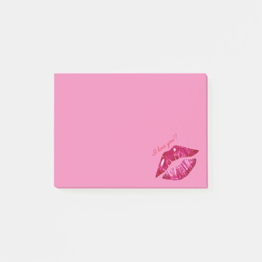 Ich Liebe, Sie küssen Post-it-Notizen Post-it Klebezettel (Vorderseite)