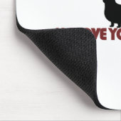 Ich Liebe Sie lange Zeit-Dackel Mousepad (Ecke)