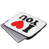 Ich Liebe Sie Laptopschutzhülle (Vorne Knopf)