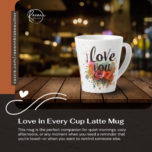 Ich Liebe Sie Latte Tasse