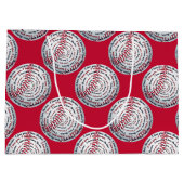 Ich Liebe, Sie Liebe Boston 6-Baseball-GIFT BAG L Große Geschenktüte (Rückseite)