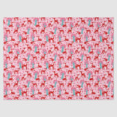 Ich Liebe Sie lieber Valentinstag Hirsch Gemustert Seidenpapier (Vorderseite)