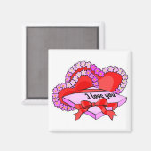 Ich Liebe Sie Magnet (Vorderseite/Rückseite)